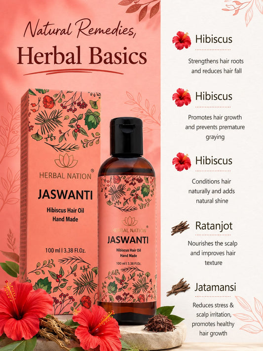 Jaswanti - Hibiscus Hair Oil